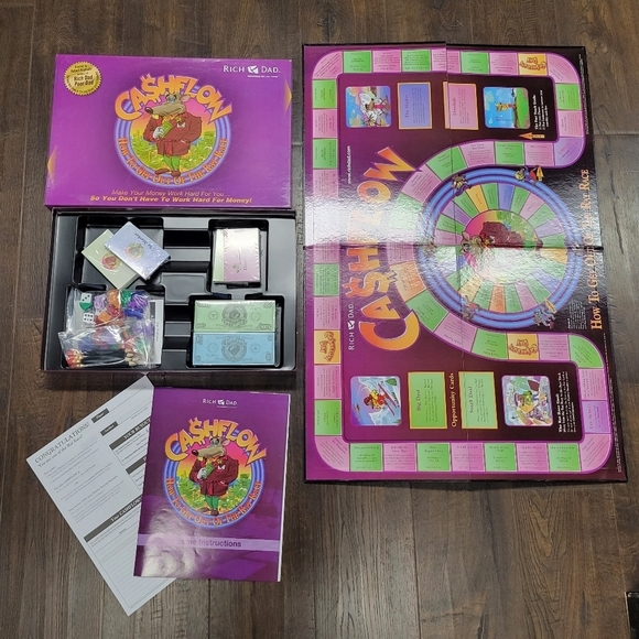 Cashflow Other - New Cashflow Board Game Complete Set
